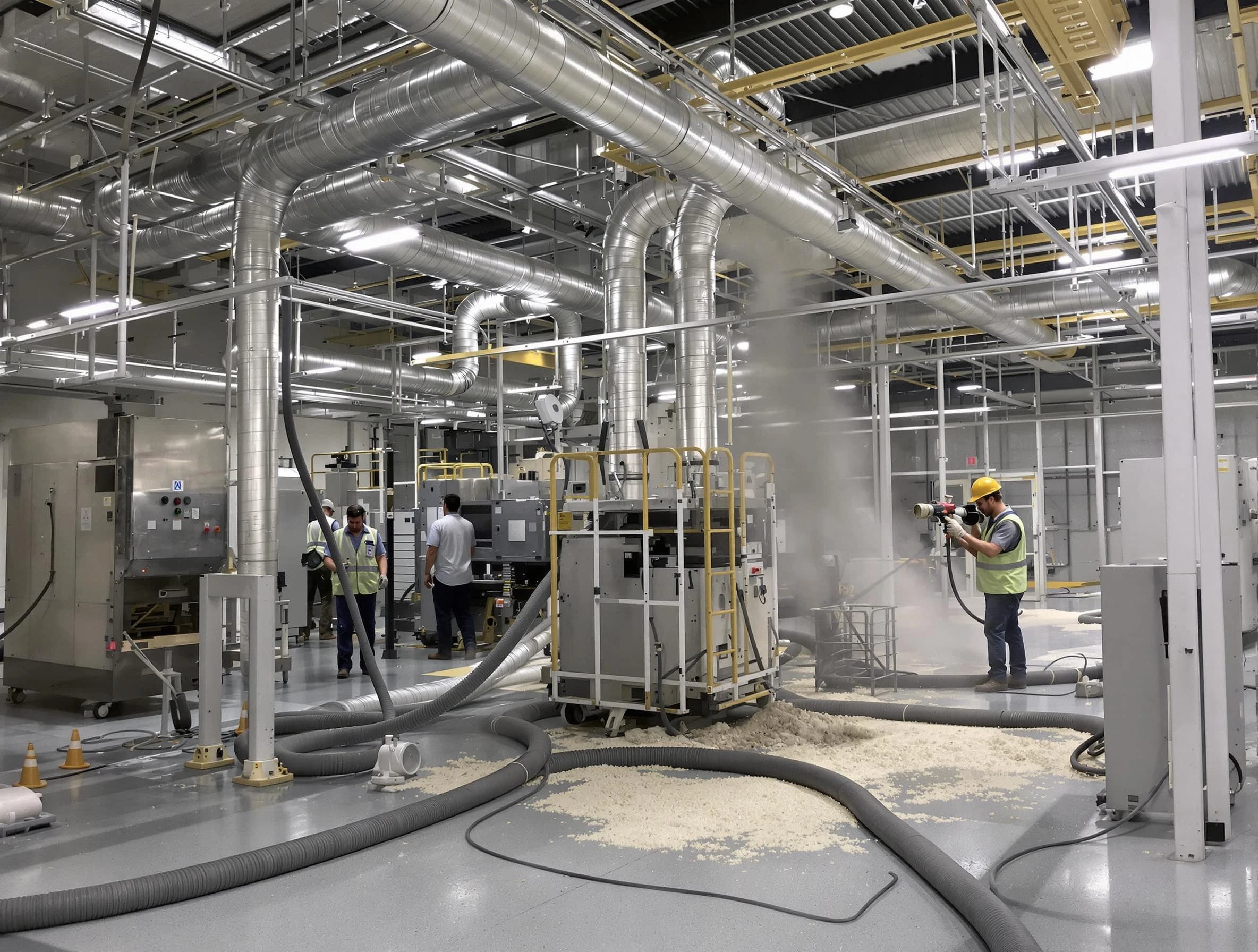 Heavy-duty industrial duct cleaning by Westminster Air Duct Cleaning in Westminster