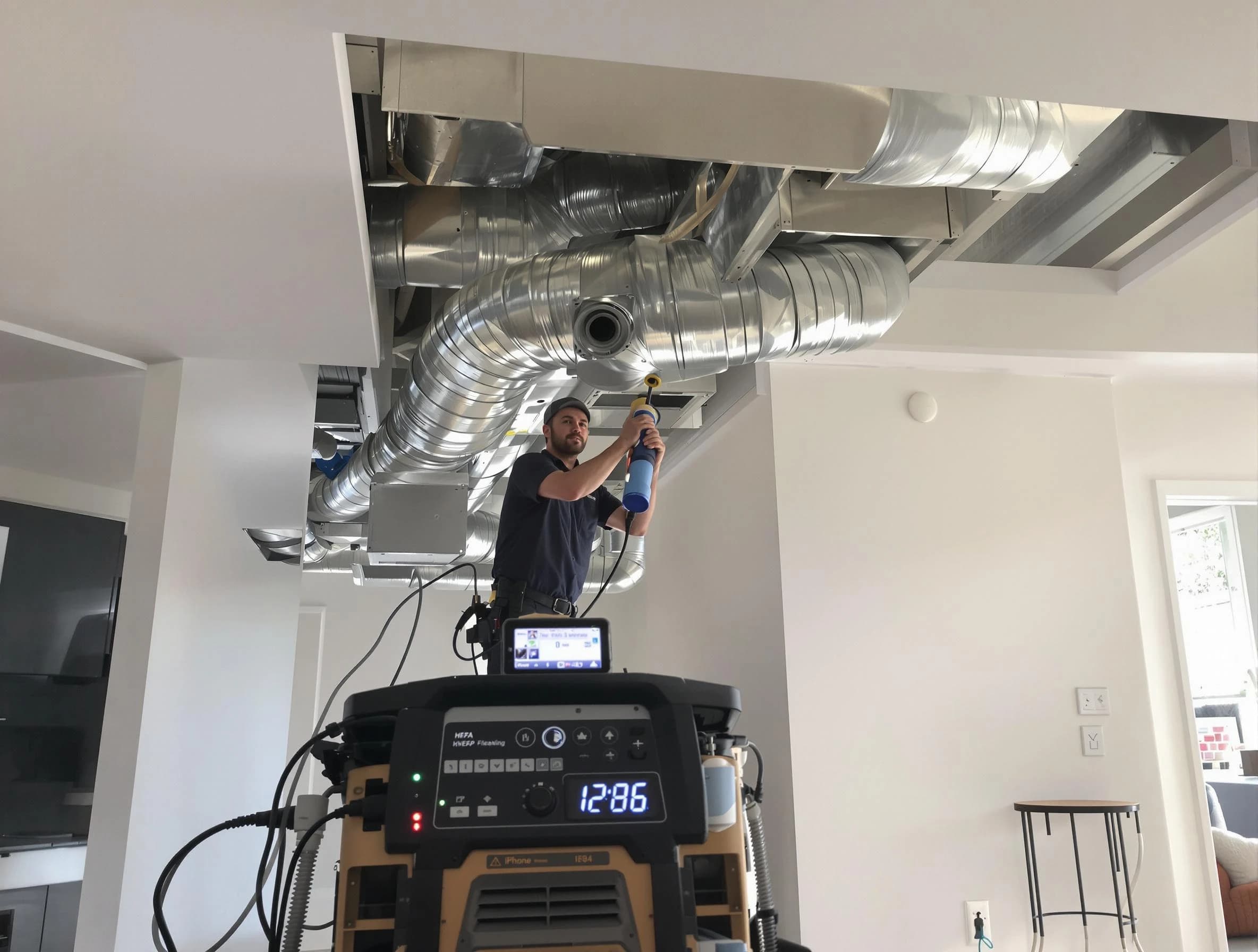 Advanced pure air duct cleaning by Westminster Air Duct Cleaning in Westminster