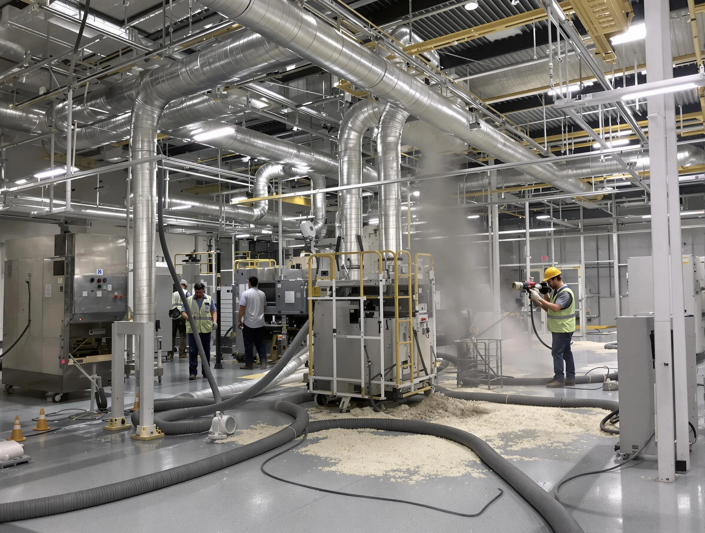 Heavy-duty industrial duct cleaning by Westminster Air Duct Cleaning in Westminster